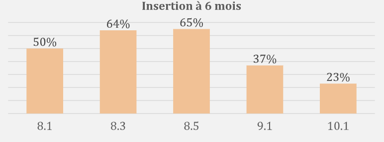 INSERTION À 6 MOIS